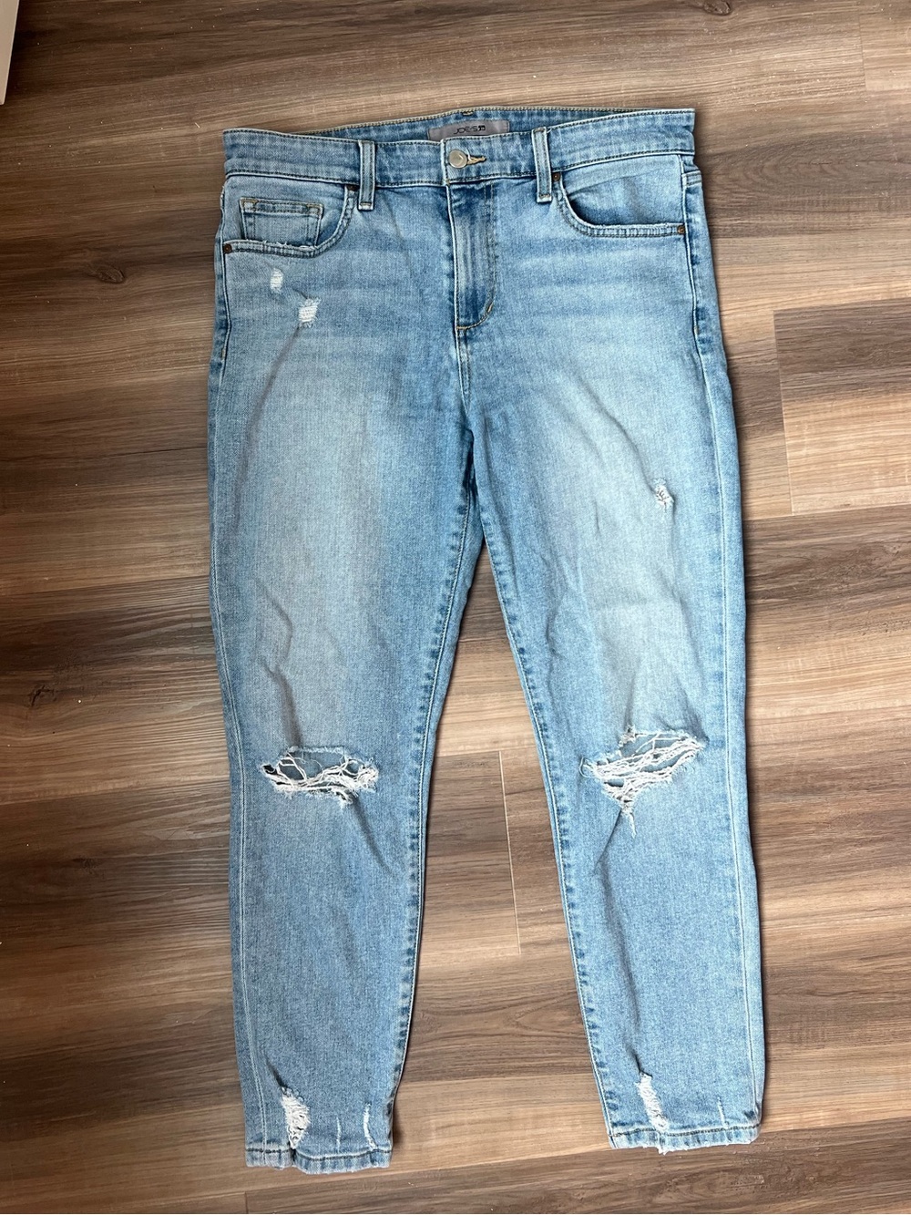 Joe's Jeans Light Blue Distressed Boyfriend Jeans